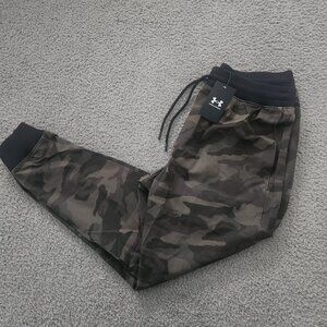 Under Armour UA Sportstyle Elite Printed Joggers 1379663 390 Green Medium E566